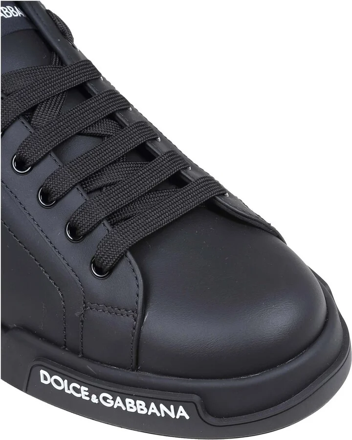 Portofino Sneakers In Black Nappa - Image 5