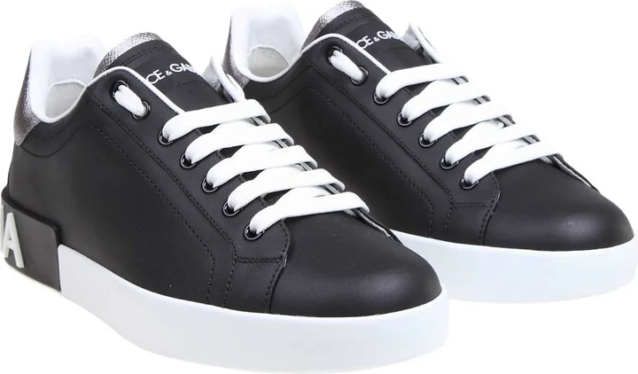 Portofino Sneakers In Black Nappa Calfskin - Image 2