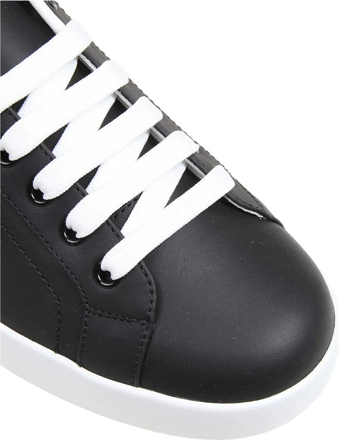 Portofino Sneakers In Black Nappa Calfskin - Image 5