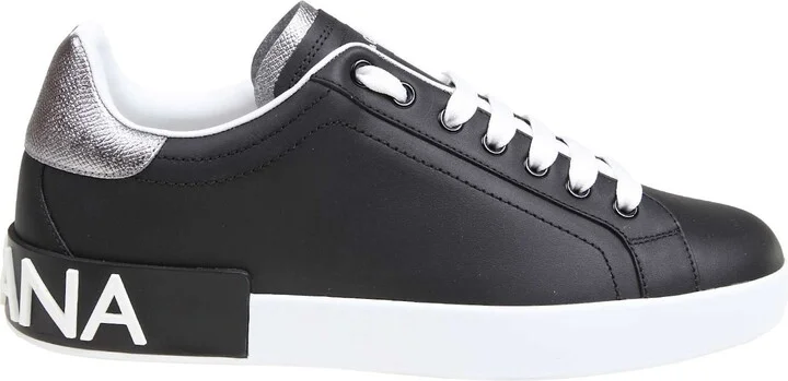 Portofino Sneakers In Black Nappa Calfskin