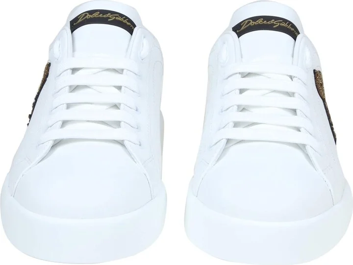 Portofino Sneakers In Leather With Side Crown Logo - Image 3