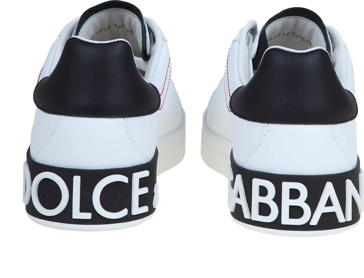 Portofino Sneakers In White Leather - Image 5