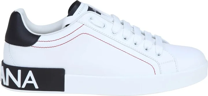 Portofino Sneakers In White Leather