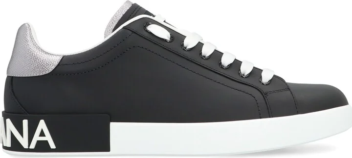 Portofino Spoiler Leather Low-top Sneakers - Image 2