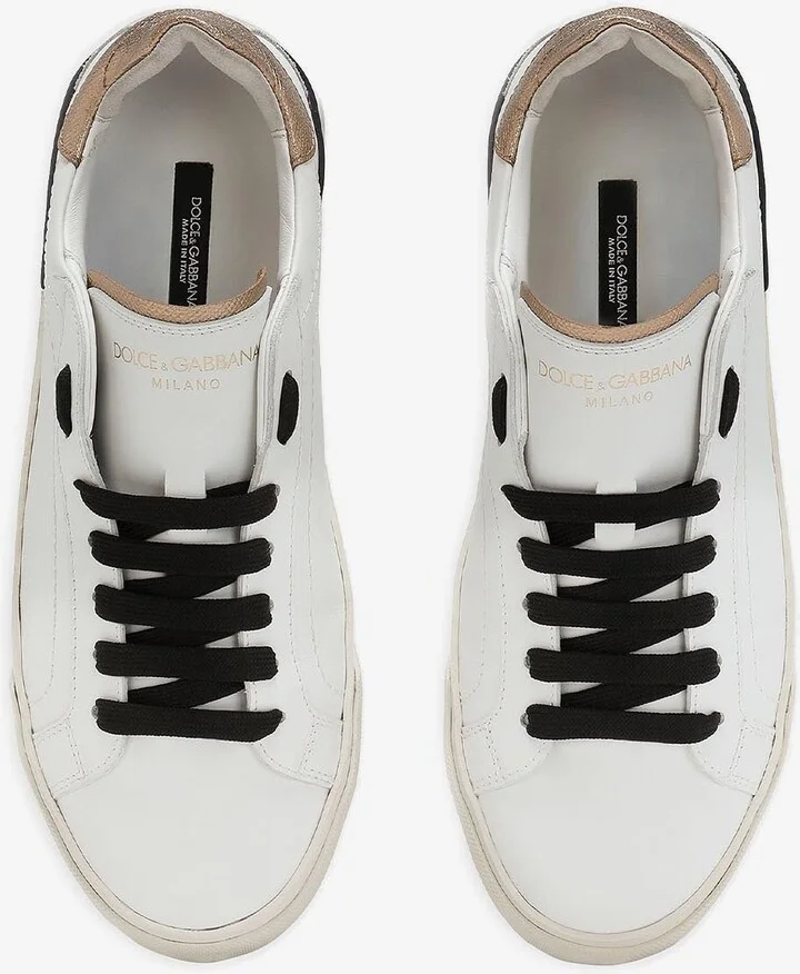 Portofino Vintage Calf Leather Sneakers - Image 2