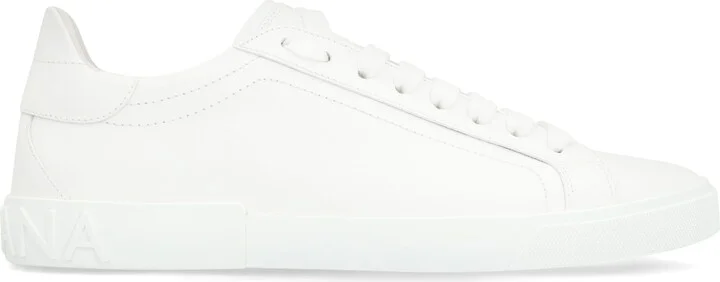 Portofino Vintage Leather Low-top Sneakers - Image 2