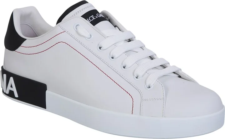 Portofino White/ Black Sneakers - Image 2