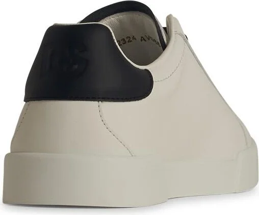 'portofino' White Leather Sneakers - Image 3