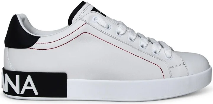 Portofino White Leather Sneakers