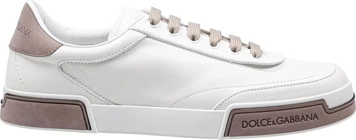 Portofino Yatch Sneakers In Calfskin Color White And Dove Grey