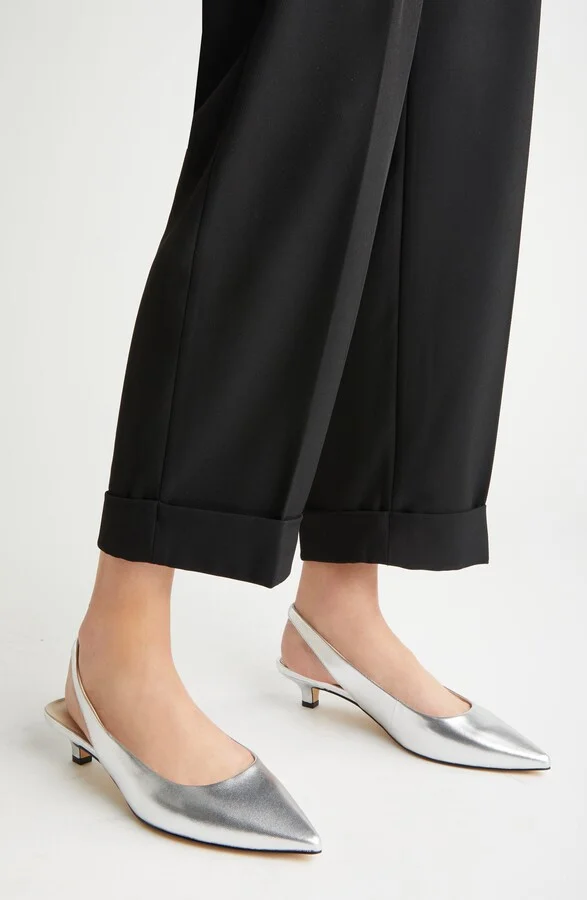 Posey Kitten Heel Slingback Pump - Image 8