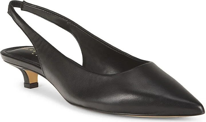 Posey Leather Slingback Pumps - Image 2
