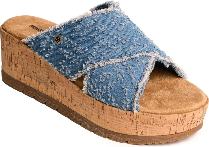 Posey Platform Wedge Slide Sandal
