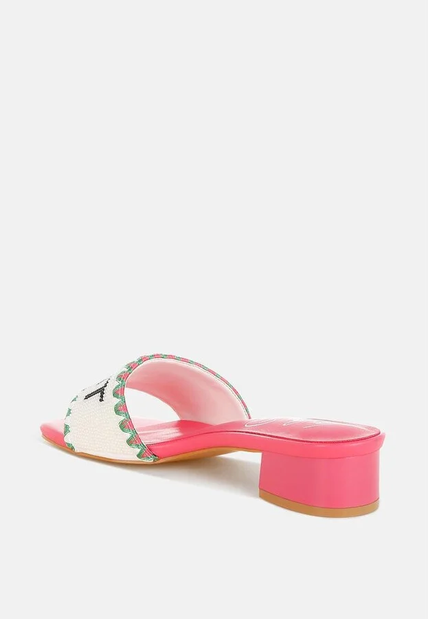 Poshta Saint Tropez Beaded Slip-On Heels - Image 6