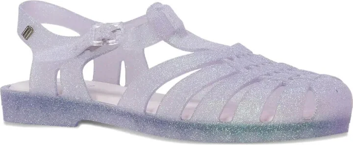Possession glitter-embellished flat sandals - Image 2