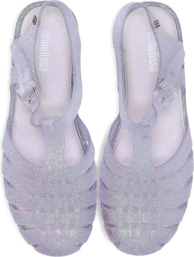 Possession glitter-embellished flat sandals - Image 4