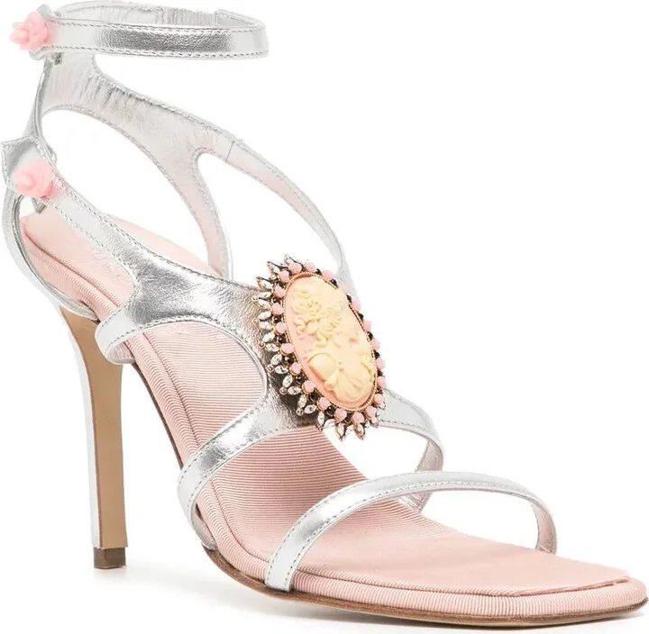 Postino 95mm charm-strap sandals - Image 2