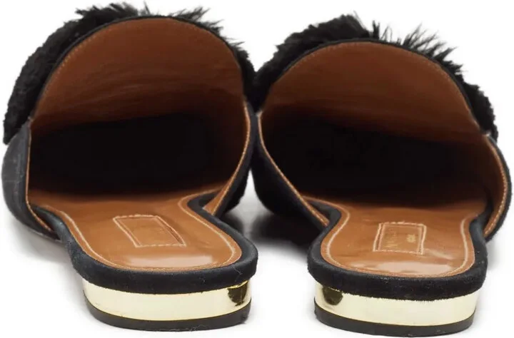 Powder Puff pointed-toe mules - Image 4