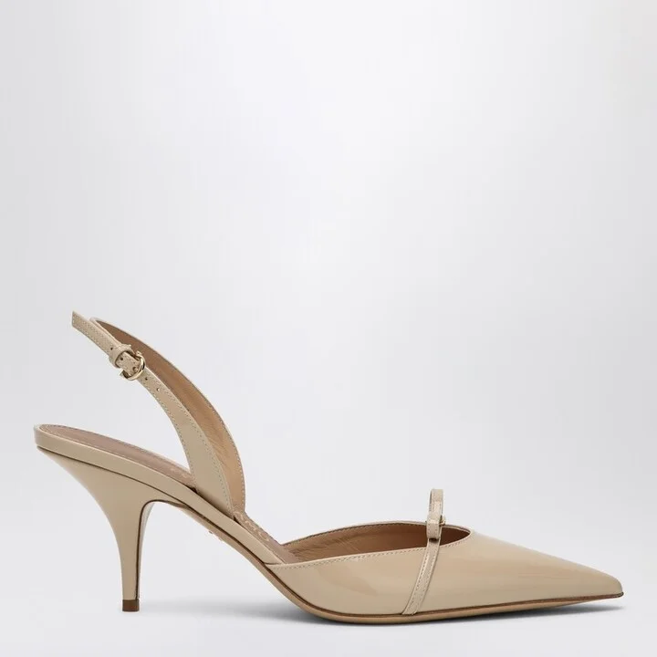 Powdery slingback with mini bow