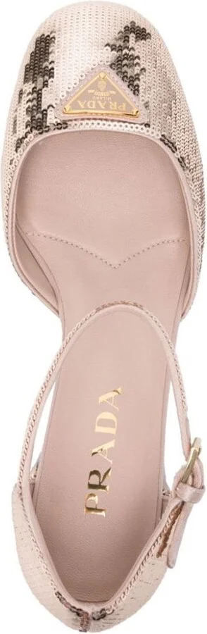 Prada 35Mm Sequined Pumps - Image 4