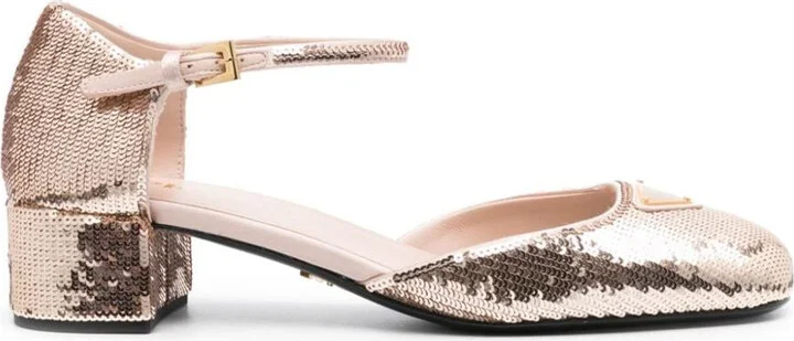 Prada 35Mm Sequined Pumps