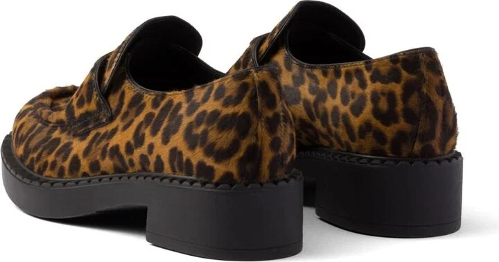 Prada 50Mm Chocolate Loafers - Image 3