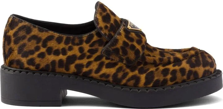 Prada 50Mm Chocolate Loafers