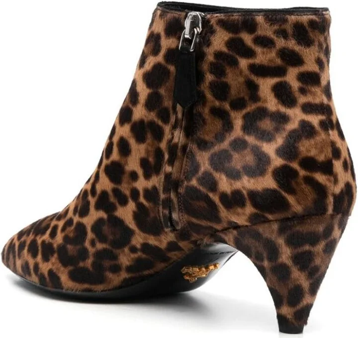 Prada 60Mm Leopard-Print Boots - Image 3