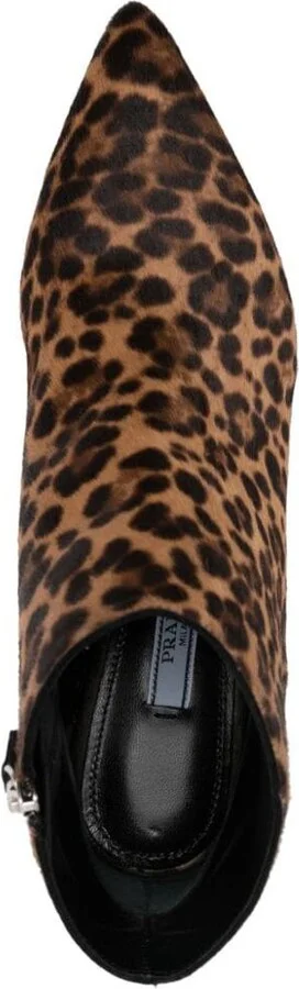 Prada 60Mm Leopard-Print Boots - Image 4