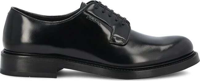 Prada Almond Toe Derby Shoes