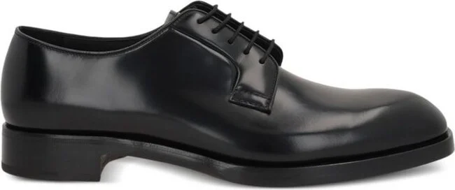 Prada Almond Toe Lace-Up Shoes