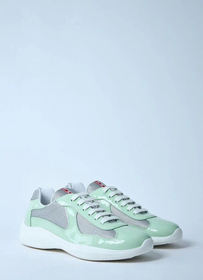 Prada America's Cup Sneakers - Man Sneakers Green Uk - 12 - Image 2
