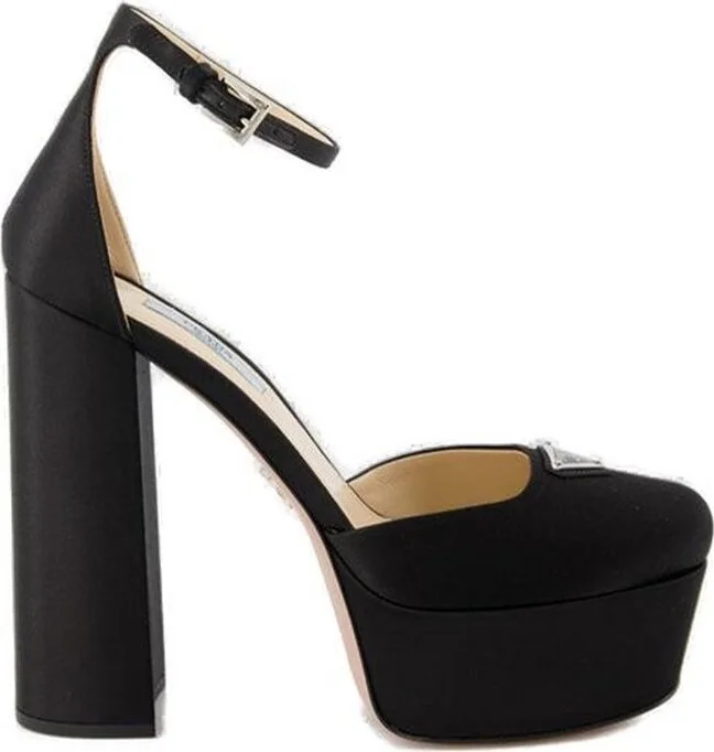 Prada Ankle-Strap Platform Pumps