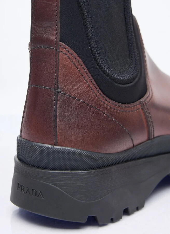 Prada Blixxen Boots - Man Boots Brown Uk - 11 - Image 6