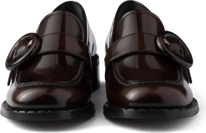 Prada Brushed Fume Shoes - Image 4