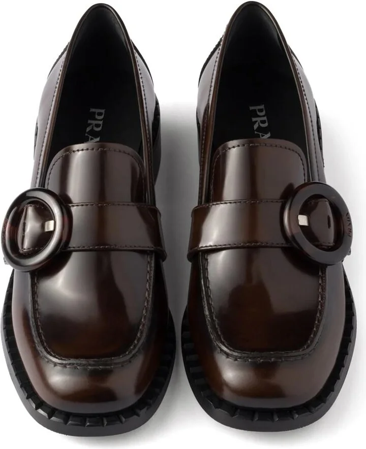 Prada Brushed Fume Shoes - Image 5