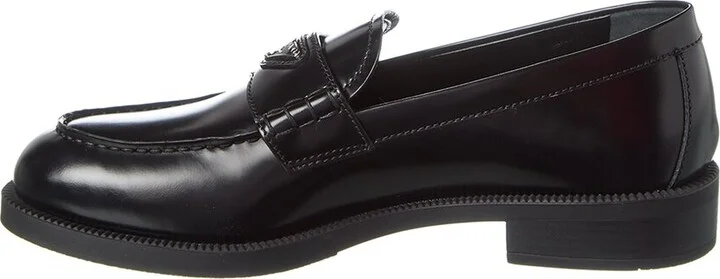 Prada Brushed Leather Loafer - Image 2