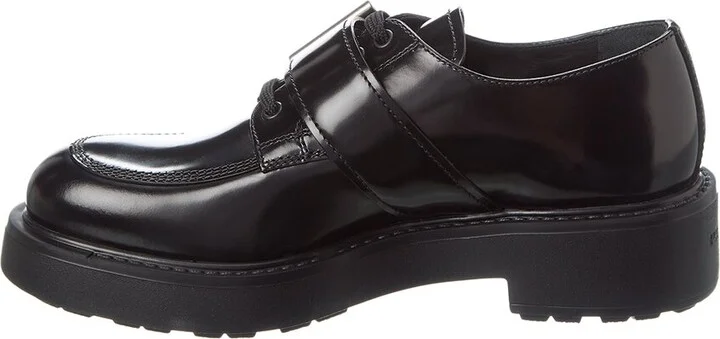 Prada Brushed Leather Loafer - Image 2