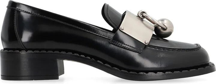 Prada Brushed Leather Loafers