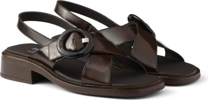 Prada Buckled Sandals - Image 2