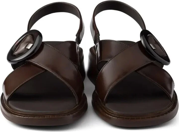 Prada Buckled Sandals - Image 5