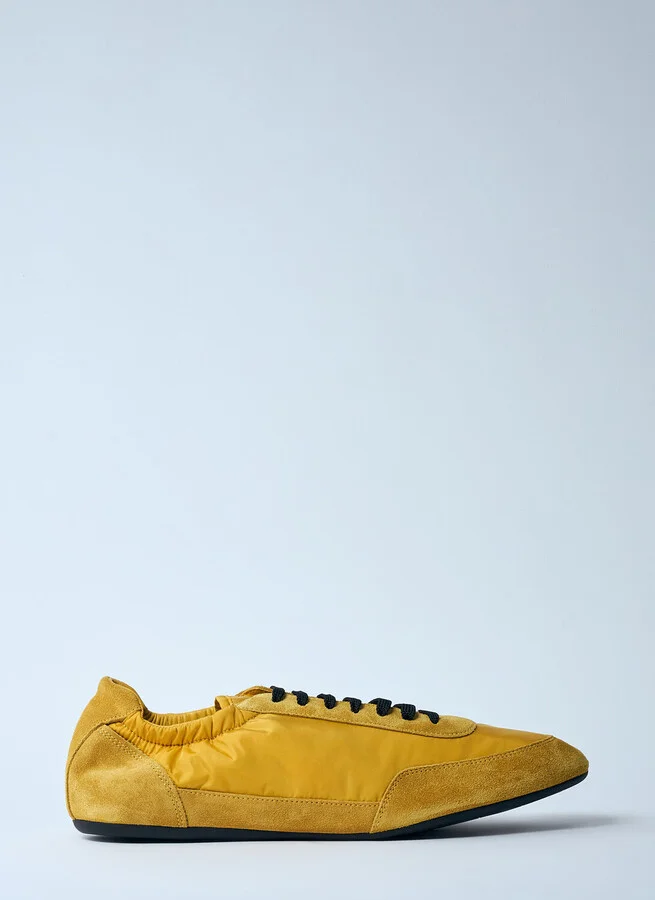 Prada Collapse Re-nylon And Suede Sneakers - Man Sneakers Brown Uk - 08