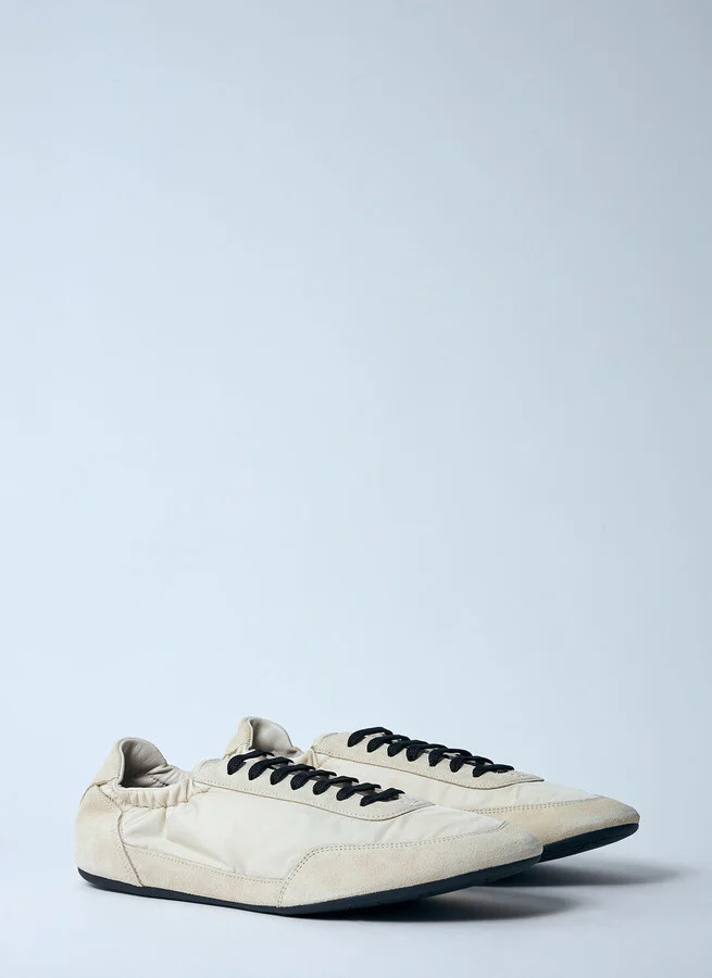 Prada Collapse Re-nylon And Suede Sneakers - Man Sneakers White Uk - 09 - Image 2