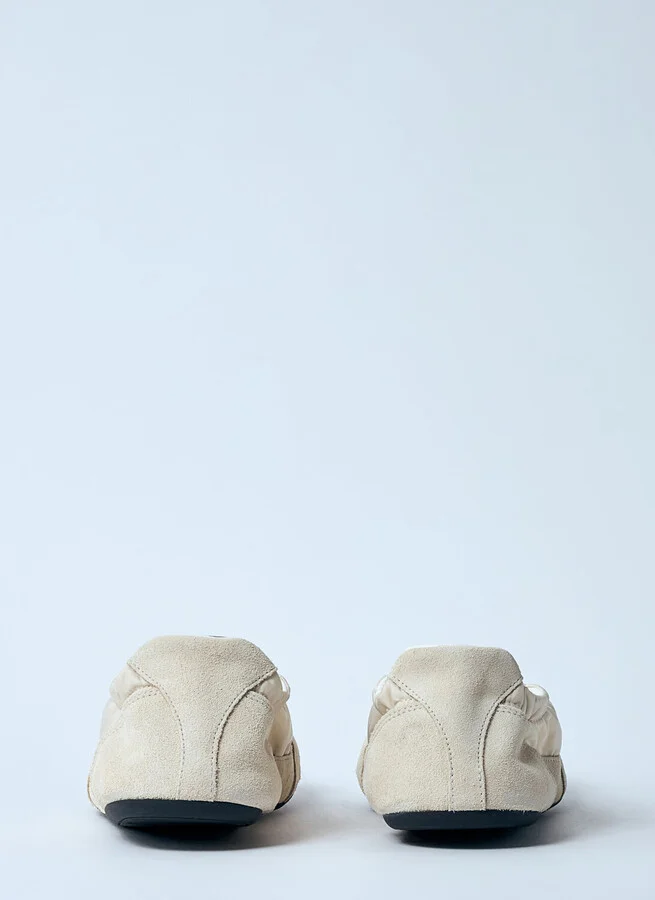 Prada Collapse Re-nylon And Suede Sneakers - Woman Sneakers White Eu - 36 - Image 6