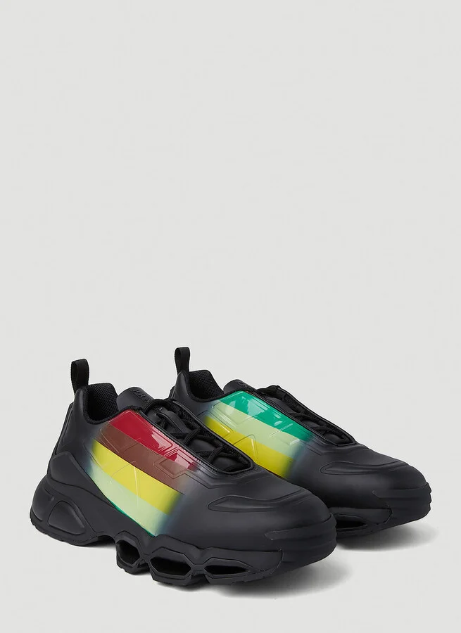 Prada Collision Cross Sneakers - Man Sneakers Black Uk - 10 - Image 2