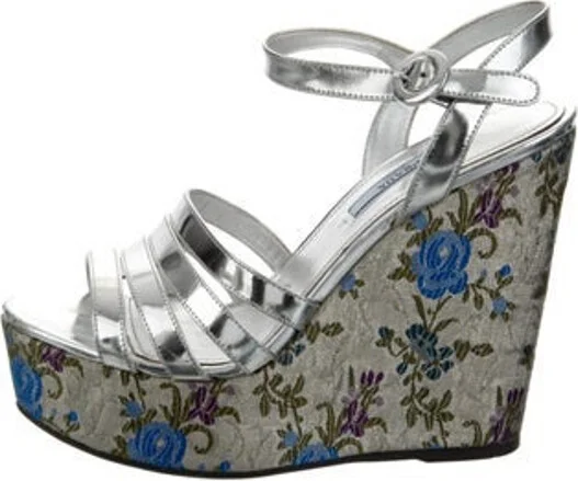 Metallic, Pattern Prints, Silver