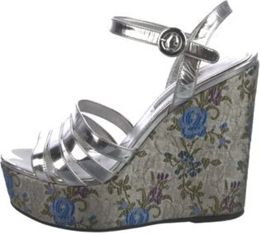 Metallic, Pattern Prints, Silver