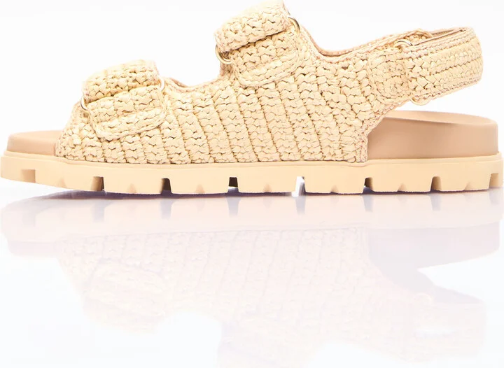 Prada Crochet Sandals - Woman Sandals Beige Eu - 37 - Image 4