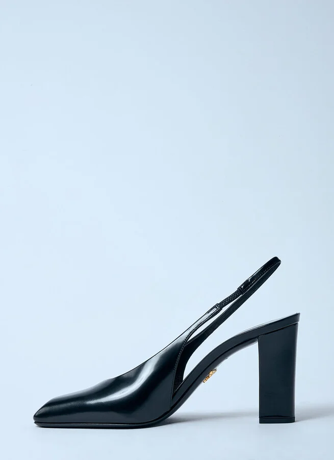 Prada Decolette Leather Heels - Woman Heels Black Eu - 37 - Image 4