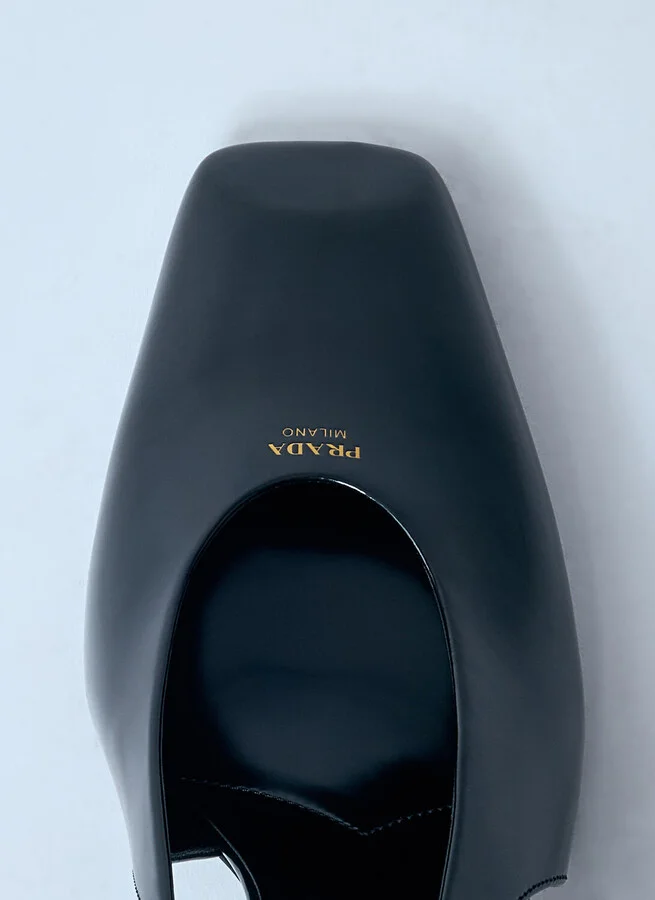 Prada Decolette Leather Heels - Woman Heels Black Eu - 37 - Image 5